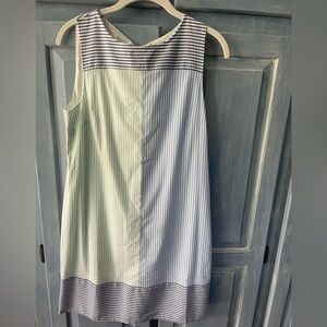 Vineyard Vines Pastels Colorblock Seersucker Kentucky Derby Sheath Dress 4 - NWT